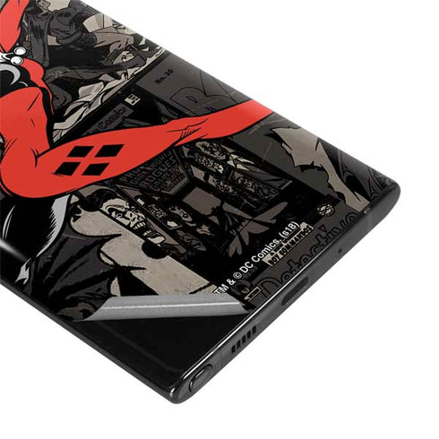 DC Comics Harley Quinn Vintage Action pose pattern Galaxy Note 10 Skin